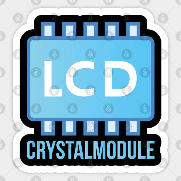 crystalmodule Sticker by AbstractA